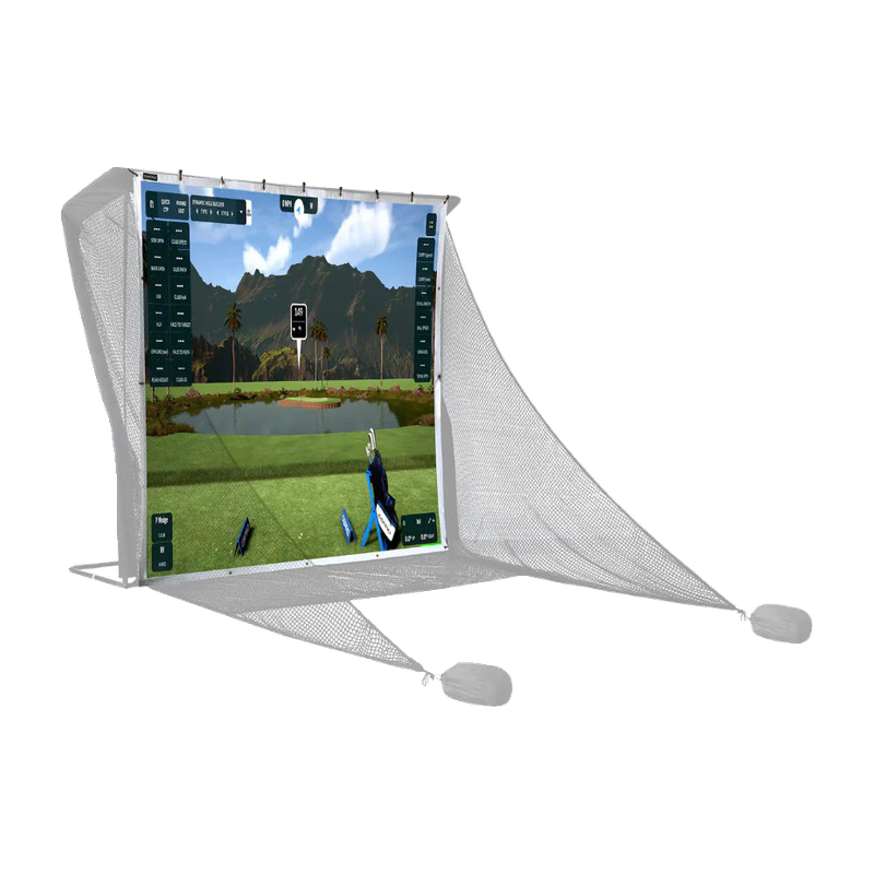 SimSpace Driving Net Impact Screen left angled screen.