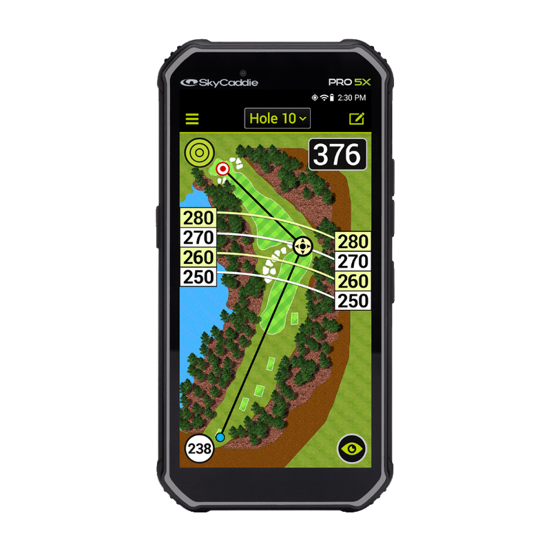 SkyCaddie PRO 5X front view.