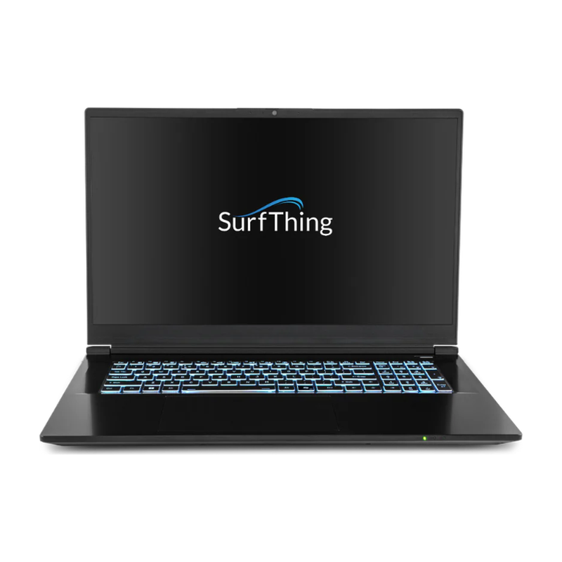 SurfThing M3H Golf Simulator Laptop front view.