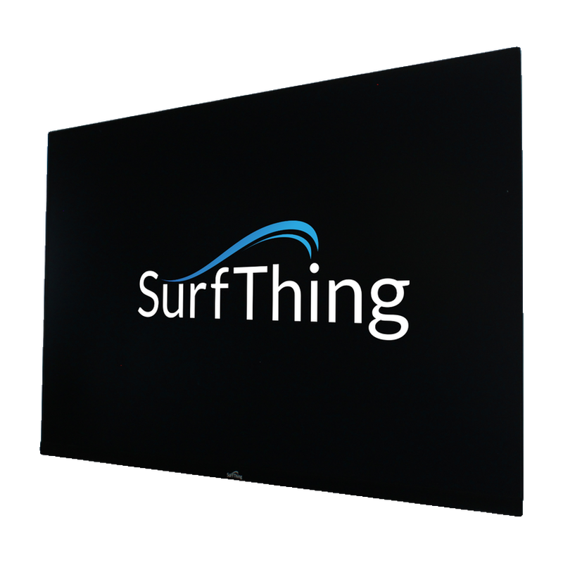 SurfThing ProStation 32" 4K Touch Screen Display (No Stand) angled view.