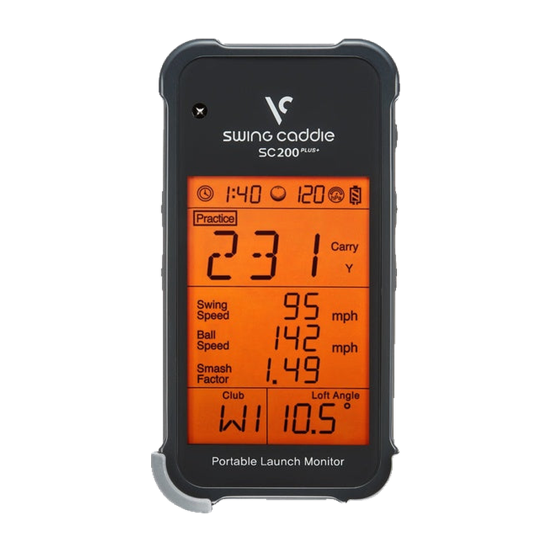 Swing Caddie SC200 PLUS Launch Monitor front view.