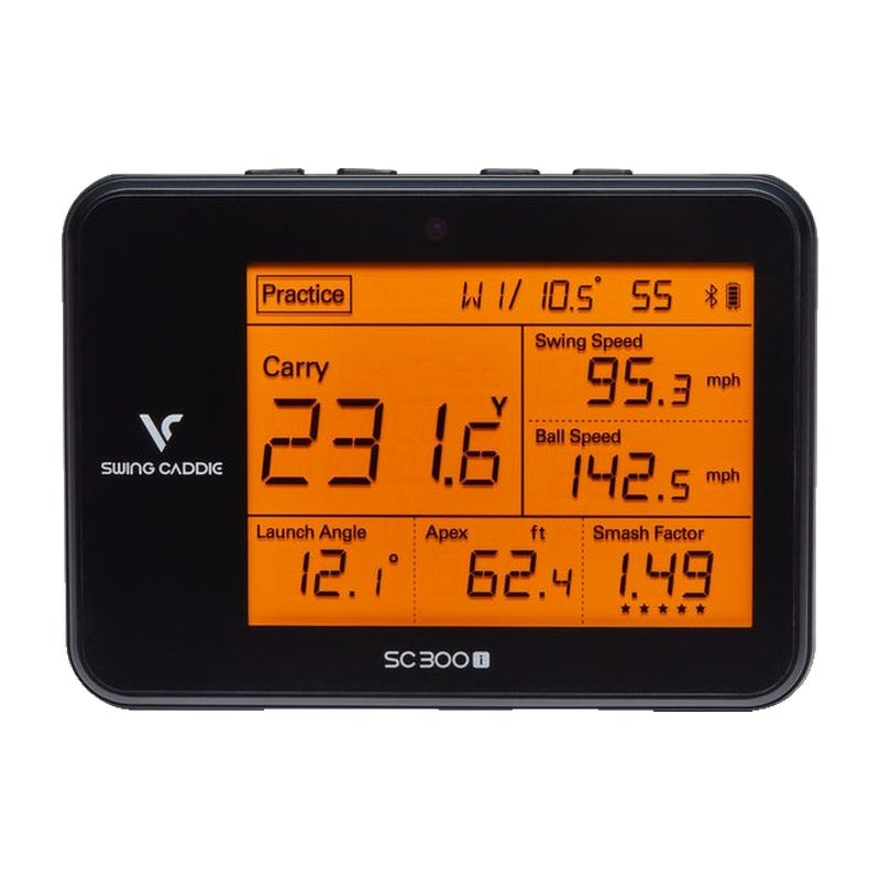 Swing Caddie SC300i Launch Monitor front view.
