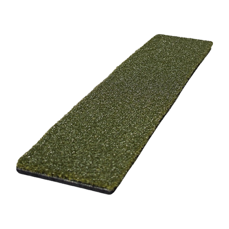 The Country Club First Cut Hitting Strip by Real Feel Golf Mats angle view.