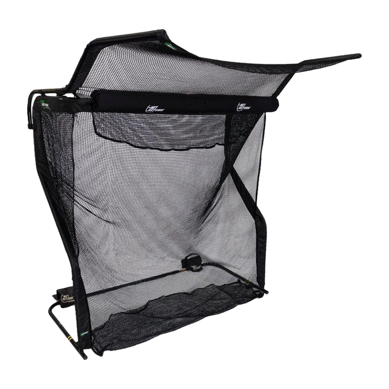 The Net Return No Fly Zone V2 angled front view net frame.