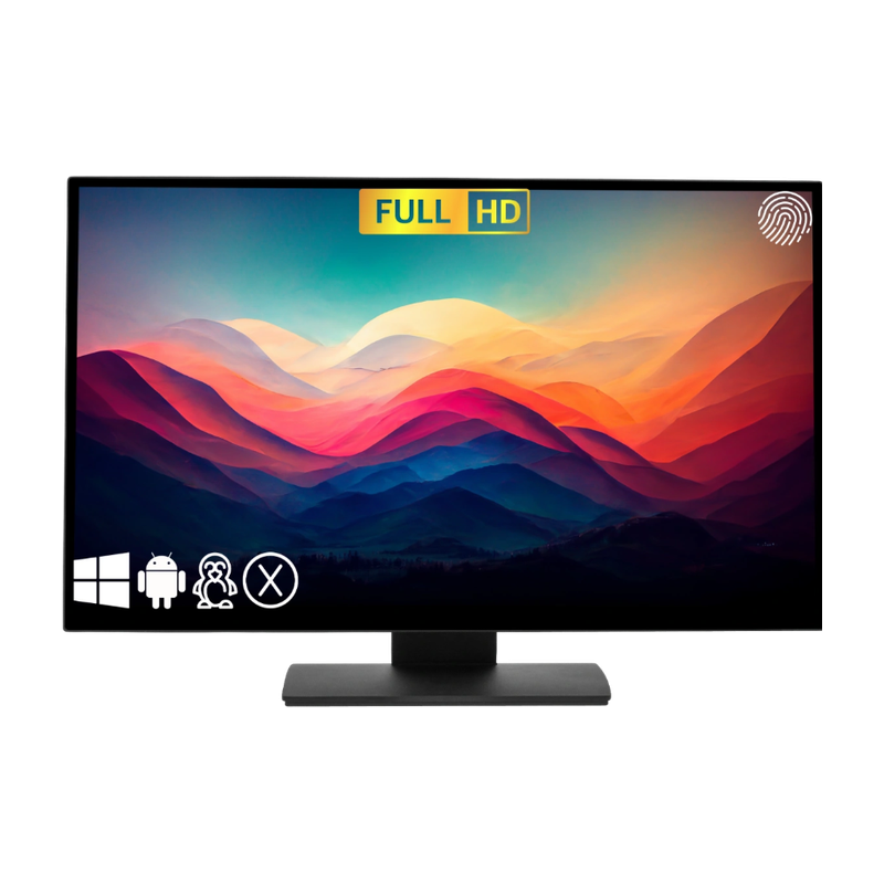 Touch Screen Guru 27" FHD 24/7 Touch Screen Monitor front view.