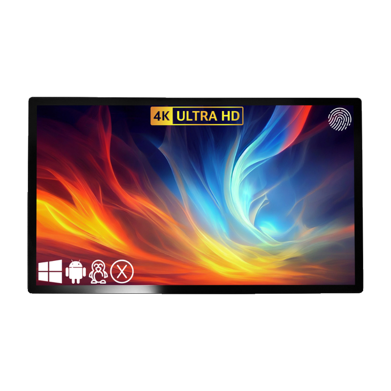 Touch Screen Guru Ultra Series 43" 4K Touch Screen Monitor front view.