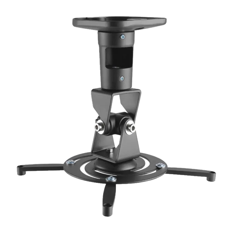 Trackman TMiO Ceiling Mount black mount front view black.